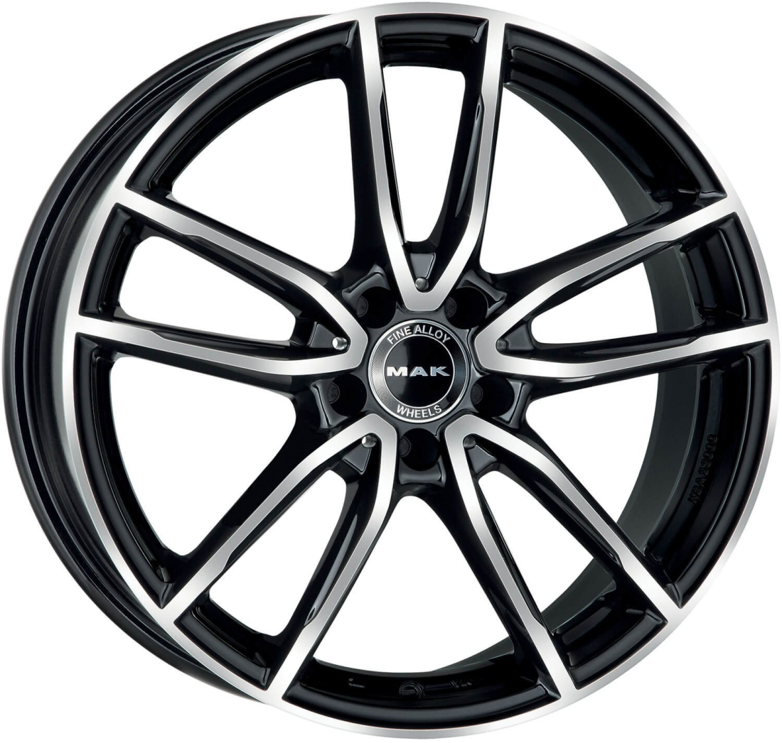 EVO 8,5 20 53 5x112 MAK 66,60 BLACK MIRROR